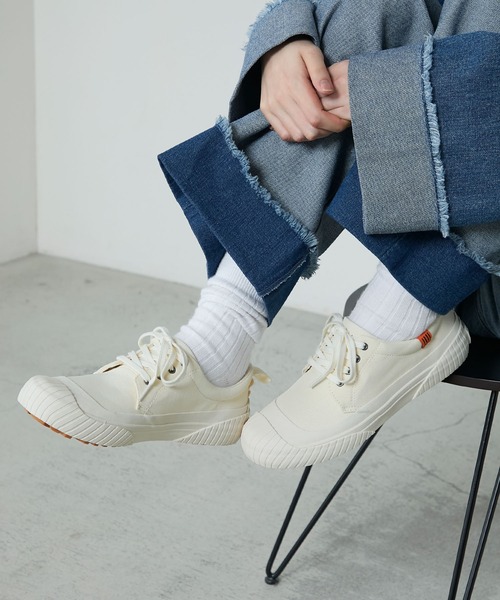 セール】【UNIVERSAL OVERALL】Nylon low-cut sneakers / ユニバーサル  