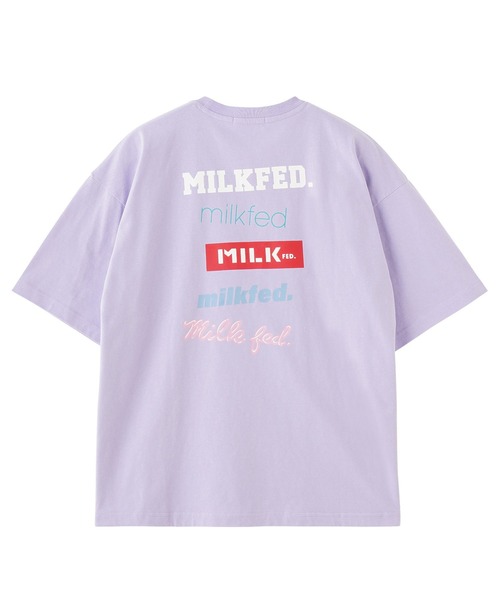 ミルクフェド新品未使用Mサイズパープルロゴ入りジャンパー大きめサイズ セール】CHERRY PARFAIT AND SWEAT HOODIE（パーカー）｜MILKFED