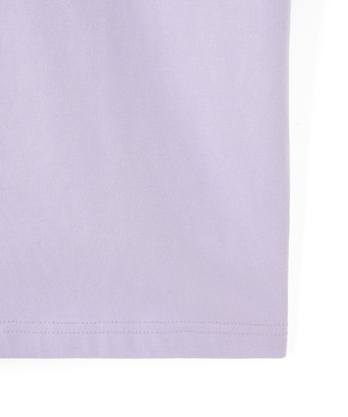 MILKFED.(ミルクフェド)の「MULTI LOGO WIDE S/S TEE(Tシャツ/カットソー・レディース・アッシュ/ホワイト/ライトパープル・ONE SIZE)」の13枚目の写真