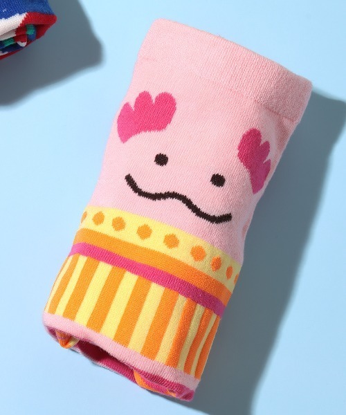 チチカカ（チチカカ）の「アミーゴキカボーダーソックス 23-25cm（ソックス/靴下・レディース・ピンク/レッド/ブラウン・FREE）」の7枚目の写真