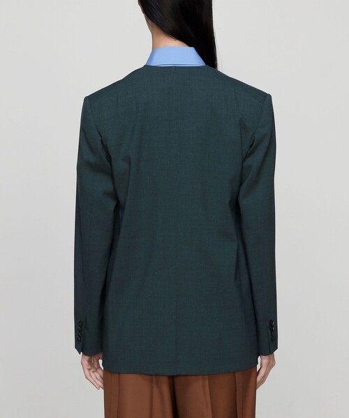 ウールトロ ノーカラージャケット（その他アウター）｜TOMORROWLAND .B