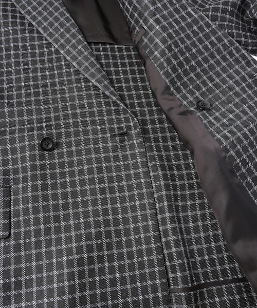 CULLNI（クルニ）の「Check Tailored Tie Locken Jacket（テーラード