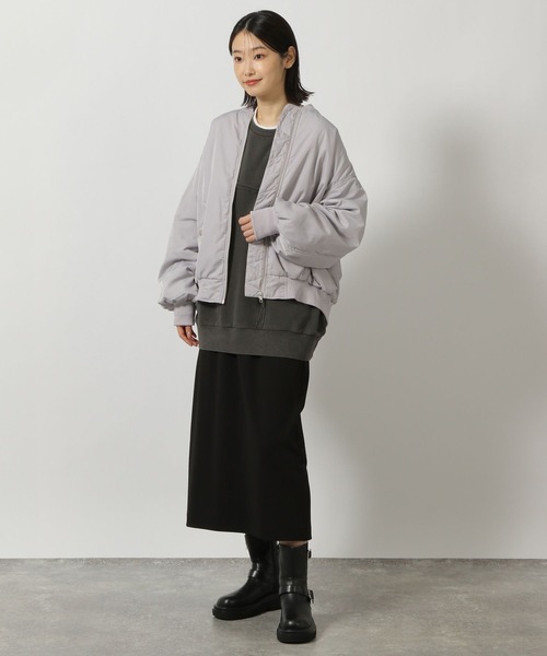 LAKOLE(ラコレ)の「ボリュームスリーブMA-1 / 290765(MA-1・レディース・アイボリー/ブラック/グレー・FREE)」の7枚目の写真