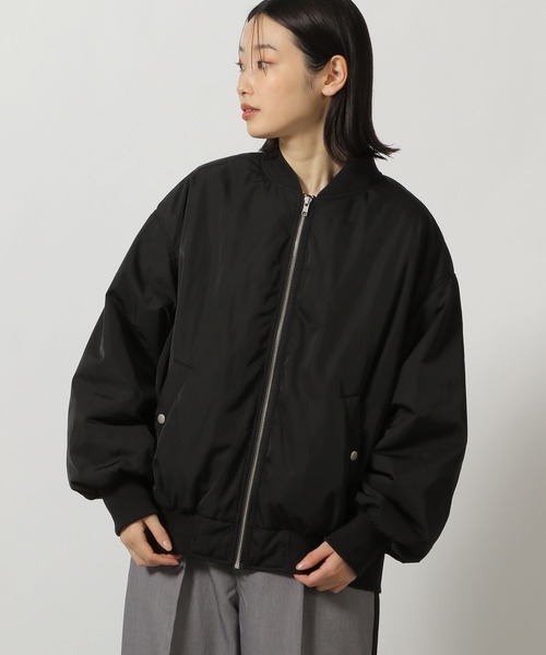 LAKOLE(ラコレ)の「ボリュームスリーブMA-1 / 290765(MA-1・レディース・アイボリー/ブラック/グレー・FREE)」の10枚目の写真