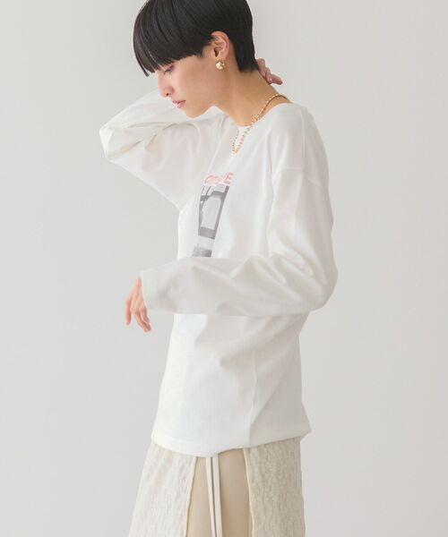 AMERICAN HOLIC(アメリカンホリック)の「フォト転写カットプルオーバー(Tシャツ/カットソー・レディース・A/B・M/L)」の7枚目の写真