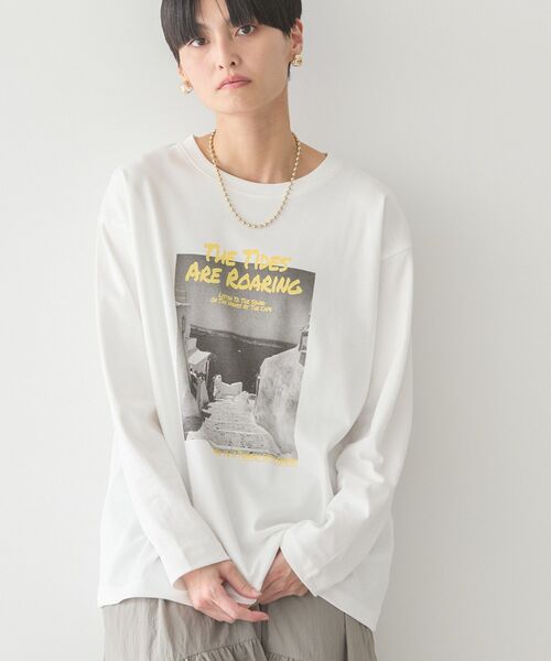 AMERICAN HOLIC(アメリカンホリック)の「フォト転写カットプルオーバー(Tシャツ/カットソー・レディース・A/B・M/L)」の3枚目の写真