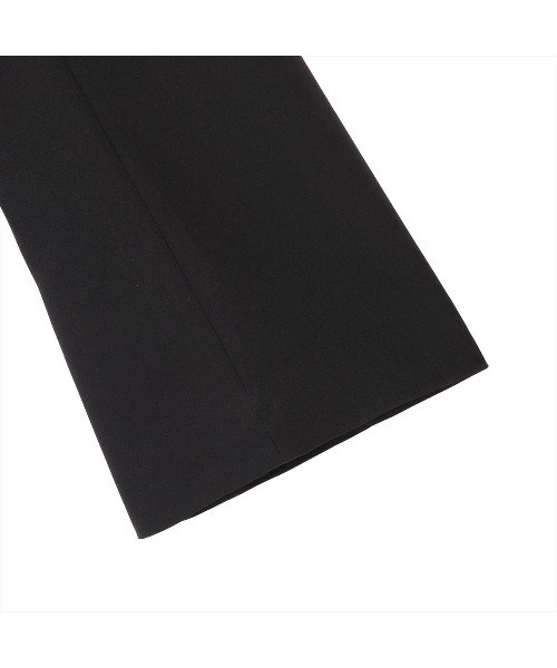 TOKYO SHIRTS(トウキョウシャツ)の「Aラインジャケット ダブルクロス素材 セットアップ可能 レディース(ノーカラージャケット・レディース・サンドグレー/ブラック・M/L)」の8枚目の写真