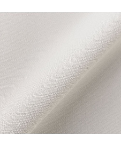 TOKYO SHIRTS(トウキョウシャツ)の「Aラインジャケット ダブルクロス素材 セットアップ可能 レディース(ノーカラージャケット・レディース・サンドグレー/ブラック・M/L)」の16枚目の写真