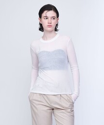 AEWEN MATOPH | ＜AEWEN MATOPH＞シアー クルーネック カットソー(Tシャツ/カットソー)