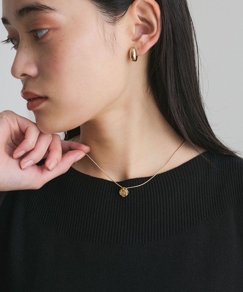 VIS(ビス)の「バラチェーンネックレス(ネックレス・レディース・ゴールド/シルバー・FREE)」の1枚目の写真