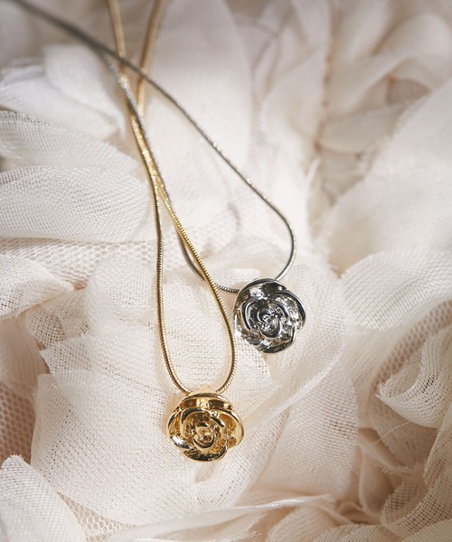 VIS(ビス)の「バラチェーンネックレス(ネックレス・レディース・ゴールド/シルバー・FREE)」の4枚目の写真