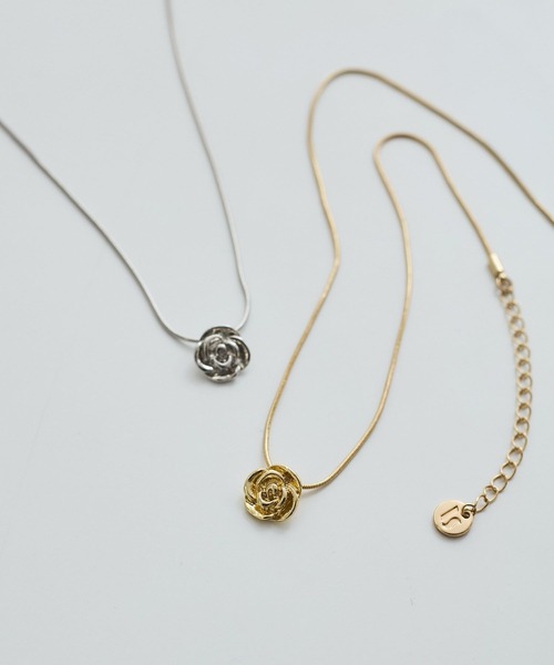 VIS(ビス)の「バラチェーンネックレス(ネックレス・レディース・ゴールド/シルバー・FREE)」の6枚目の写真