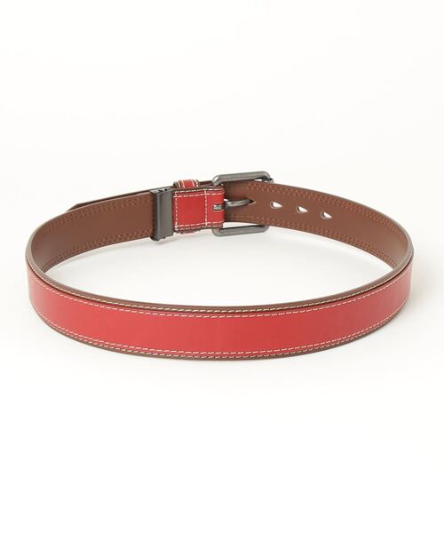 Dickies（ディッキーズ）の「【Dickies/ディッキーズ】40mm PU 2枚合わせ ベルト（ベルト・メンズ・ダークブラウン/キャメル/ホワイト/レッド/ブラック・FREE）」の10枚目の写真
