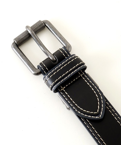 Dickies（ディッキーズ）の「【Dickies/ディッキーズ】40mm PU 2枚合わせ ベルト（ベルト・メンズ・ダークブラウン/キャメル/ホワイト/レッド/ブラック・FREE）」の9枚目の写真