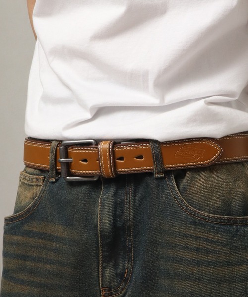 Dickies（ディッキーズ）の「【Dickies/ディッキーズ】40mm PU 2枚合わせ ベルト（ベルト・メンズ・ダークブラウン/キャメル/ホワイト/レッド/ブラック・FREE）」の14枚目の写真