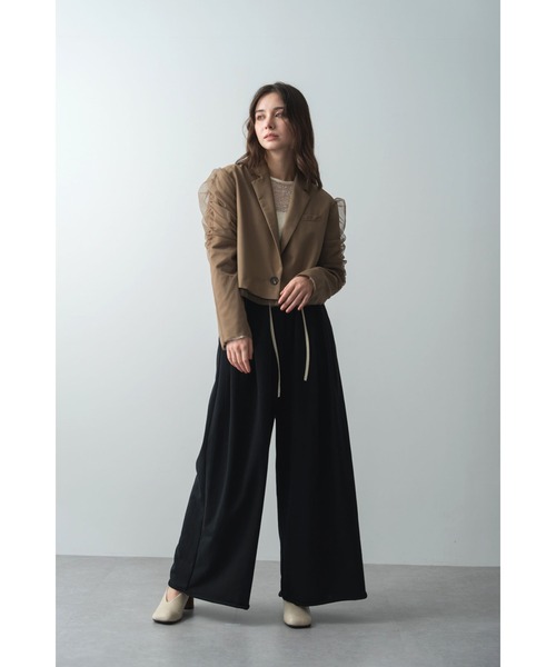 【極美品】BALMAIN ラムレザー テーラードジャケット ベージュ13号 Mo-Laws ラム革 テーラードジャケット 2つボタン メンズ