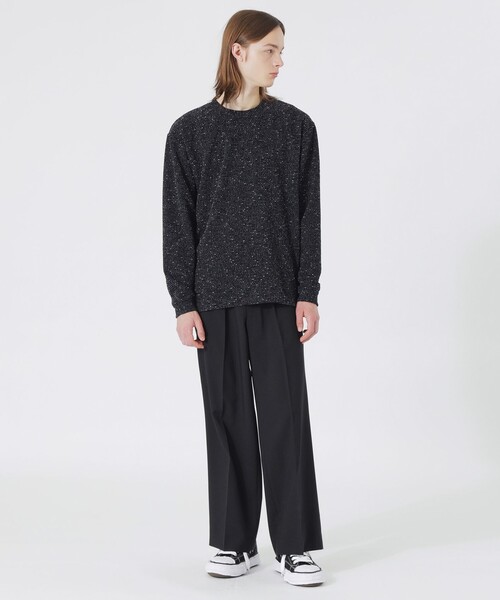 LOVELESS（ラブレス）の「ファンシーツイードロンＴ（Tシャツ/カットソー・メンズ・オフホワイト/ブラック/グレー系その他・M/L）」の6枚目の写真