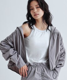 GALLEST | ギャザードルマンフーデットブルゾン(ブルゾン)