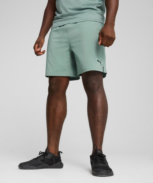 PUMA(プーマ)の「PUMA プーマ メンズ トレーニング TAD エッセンシャル 7インチ ウーブン ショ(その他パンツ・メンズ・ブラック/ライトグリーン・XX-LARGE/SMALL/X-LARGE/LARGE/MEDIUM)」の2枚目の写真