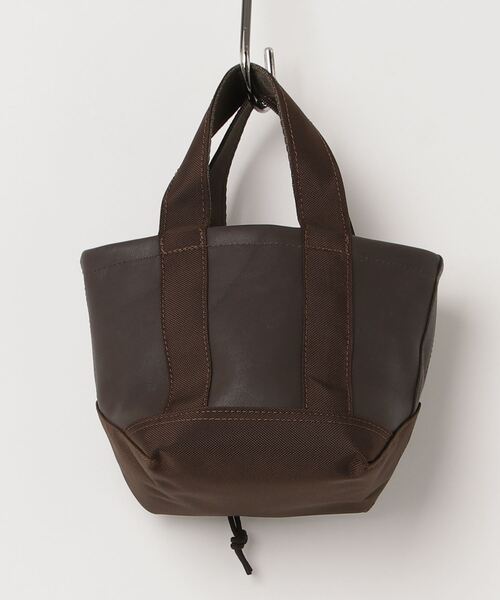 BURLAP OUTFITTER(バーラップアウトフィッター)の「BURLAP OUTFITTER バーラップアウトフィッター LEATHER MICRO TOTE BAG(ショルダーバッグ・メンズ・ブラック/チョコ・FREE)」の13枚目の写真