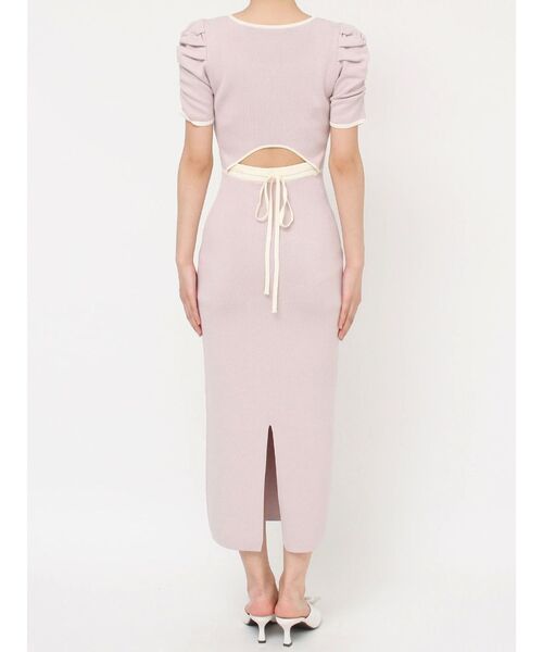 RESEXXY（リゼクシー）の「バイカラータイトワンピース（ワンピース・レディース・ホワイト/ピンク/ブラック・FREE）」の18枚目の写真