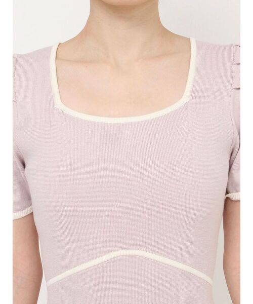 RESEXXY（リゼクシー）の「バイカラータイトワンピース（ワンピース・レディース・ホワイト/ピンク/ブラック・FREE）」の19枚目の写真