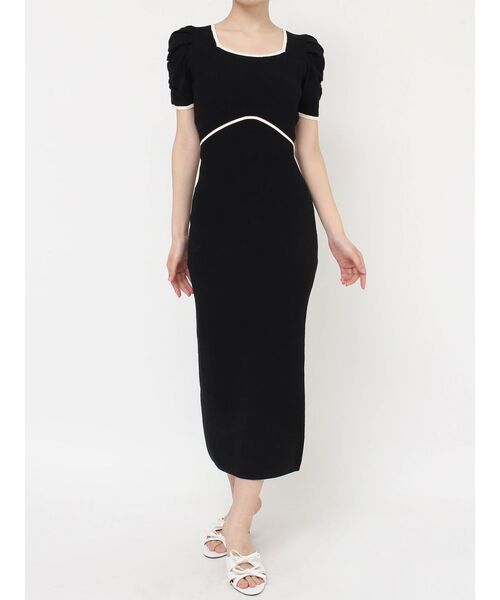 RESEXXY（リゼクシー）の「バイカラータイトワンピース（ワンピース・レディース・ホワイト/ピンク/ブラック・FREE）」の15枚目の写真