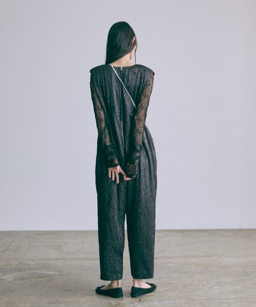 EN NEUME(エンノイム)の「Glossy Rompers(パンツドレス・レディース・ブラック/チャコールグレー・0/1)」の22枚目の写真
