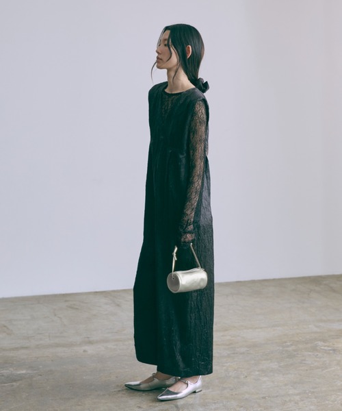 EN NEUME(エンノイム)の「Glossy Rompers(パンツドレス・レディース・ブラック/チャコールグレー・0/1)」の18枚目の写真