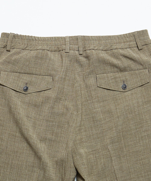 MEN'S MELROSE(メンズメルローズ)の「トラベストブッチャーコンフォートパンツ(セットアップ可)(スラックス・メンズ・ネイビー/ベージュ・2/3/4/5)」の9枚目の写真