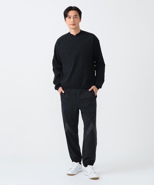BEAMS GOLF(ビームスゴルフ)の「B.G.THREE / ALL-TINE ワッフル ハーフジップ ロングスリーブシャツ(スウェット・メンズ・ブラック/ホワイト・X-LARGE/LARGE/MEDIUM)」の13枚目の写真