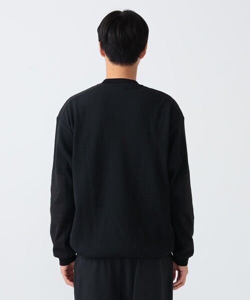 BEAMS GOLF(ビームスゴルフ)の「B.G.THREE / ALL-TINE ワッフル ハーフジップ ロングスリーブシャツ(スウェット・メンズ・ブラック/ホワイト・X-LARGE/LARGE/MEDIUM)」の17枚目の写真