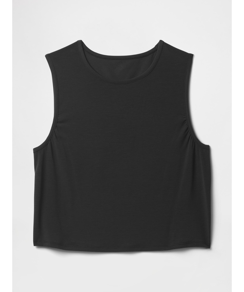 GAP(ギャップ)の「GapFit ブリーズ クロップド マッスルタンクトップ(タンクトップ・レディース・グレー/ブラック/ホワイト・XS/S/M/L/XXS)」の5枚目の写真