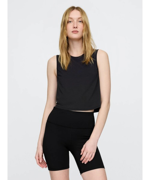 GAP(ギャップ)の「GapFit ブリーズ クロップド マッスルタンクトップ(タンクトップ・レディース・グレー/ブラック/ホワイト・XS/S/M/L/XXS)」の6枚目の写真