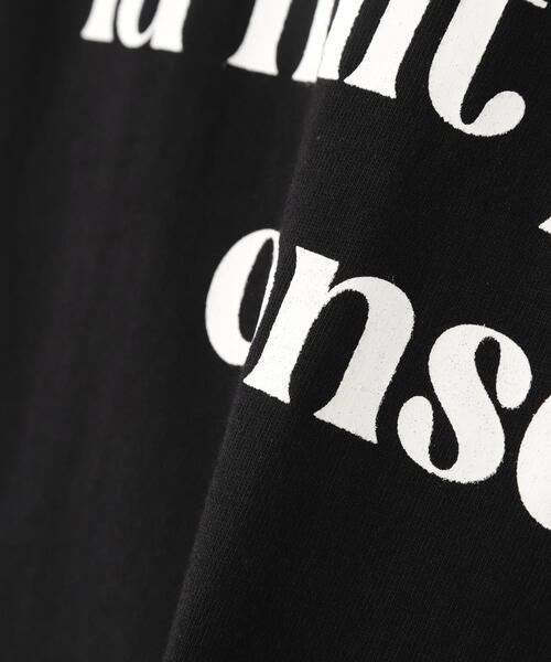 FREE'S MART（フリーズマート）の「◆カラーフレンチロゴプリントTシャツ（Tシャツ/カットソー・レディース・ピンク/ホワイト/ホワイト系その他/ブラック・FREE）」の6枚目の写真