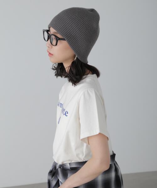FREE'S MART(フリーズマート)の「◆カラーフレンチロゴプリントTシャツ(Tシャツ/カットソー・レディース・ピンク/ホワイト/ホワイト系その他/ブラック・FREE)」の18枚目の写真