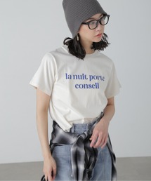 ◆カラーフレンチロゴプリントTシャツ
