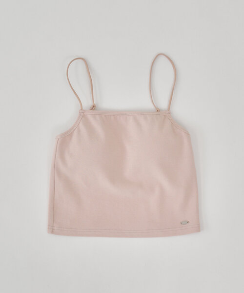 Chico(チコ)の「【6色展開】バックオープンリブキャミ(キャミソール・レディース・ブラック/ピンクベージュ/グレー/アイボリー/ブラウン/ホワイト・FREE/SMALL)」の6枚目の写真