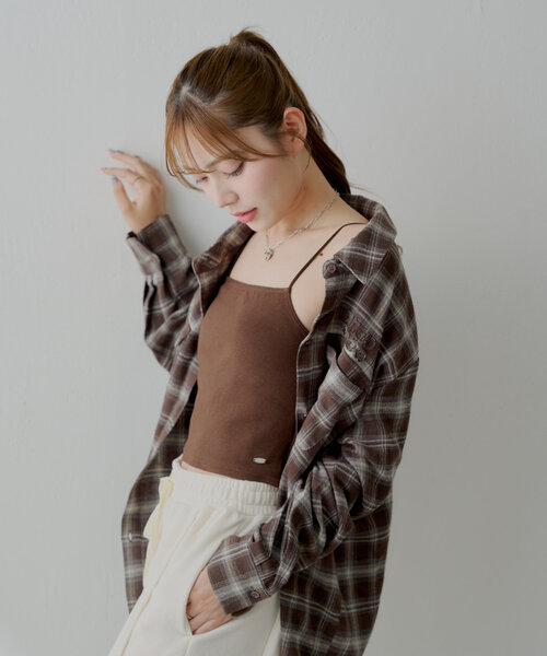 6色展開】バックオープンリブキャミ（キャミソール）｜Chico（チコ）の