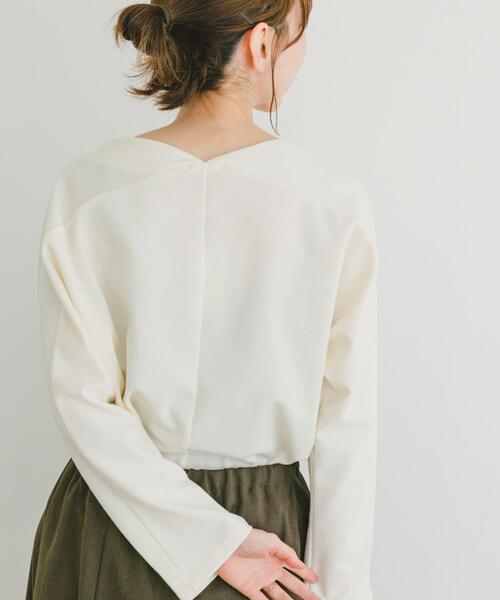 ITEMS URBANRESEARCH（アイテムズ アーバンリサーチ）の「カットミラノプルオーバー（Tシャツ/カットソー・レディース・ブルー/オフホワイト/チャコールグレー/モカ・FREE）」の5枚目の写真