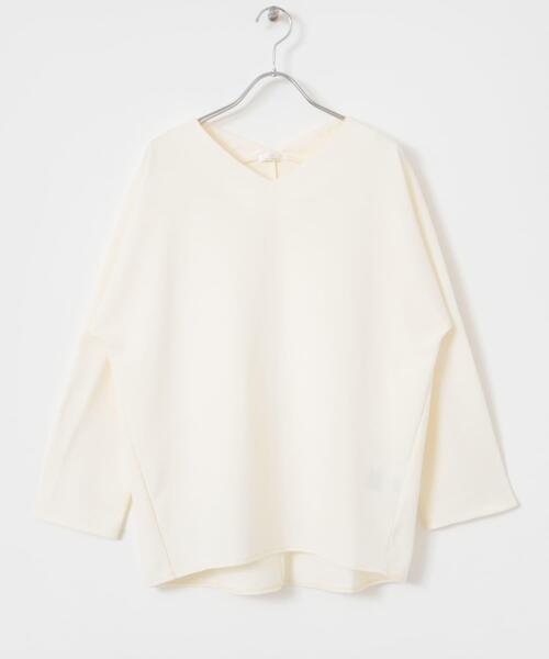 ITEMS URBANRESEARCH（アイテムズ アーバンリサーチ）の「カットミラノプルオーバー（Tシャツ/カットソー・レディース・ブルー/オフホワイト/チャコールグレー/モカ・FREE）」の11枚目の写真