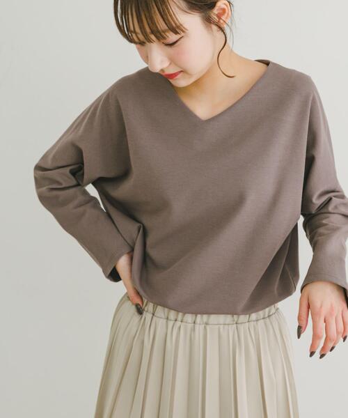 ITEMS URBANRESEARCH（アイテムズ アーバンリサーチ）の「カットミラノプルオーバー（Tシャツ/カットソー・レディース・ブルー/オフホワイト/チャコールグレー/モカ・FREE）」の13枚目の写真