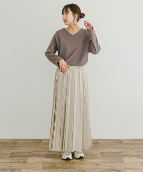 ITEMS URBANRESEARCH（アイテムズ アーバンリサーチ）の「カットミラノプルオーバー（Tシャツ/カットソー・レディース・ブルー/オフホワイト/チャコールグレー/モカ・FREE）」の15枚目の写真