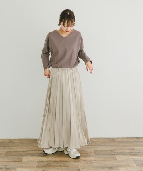 ITEMS URBANRESEARCH（アイテムズ アーバンリサーチ）の「カットミラノプルオーバー（Tシャツ/カットソー・レディース・ブルー/オフホワイト/チャコールグレー/モカ・FREE）」の16枚目の写真