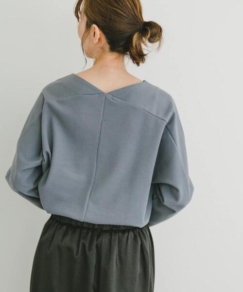 ITEMS URBANRESEARCH（アイテムズ アーバンリサーチ）の「カットミラノプルオーバー（Tシャツ/カットソー・レディース・ブルー/オフホワイト/チャコールグレー/モカ・FREE）」の21枚目の写真