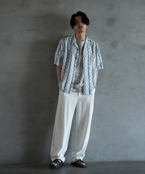 RATTLE TRAP(ラトルトラップ)の「ヴィンテージライクオープンカラーシャツ(シャツ/ブラウス・メンズ・サックスブルー/ブラック・M/L/LL)」の3枚目の写真