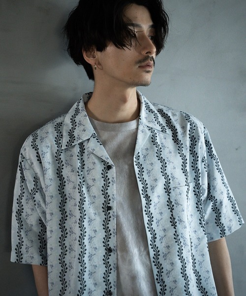 RATTLE TRAP(ラトルトラップ)の「ヴィンテージライクオープンカラーシャツ(シャツ/ブラウス・メンズ・サックスブルー/ブラック・M/L/LL)」の8枚目の写真