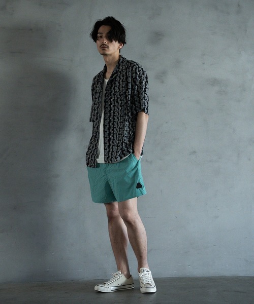 RATTLE TRAP(ラトルトラップ)の「ヴィンテージライクオープンカラーシャツ(シャツ/ブラウス・メンズ・サックスブルー/ブラック・M/L/LL)」の16枚目の写真