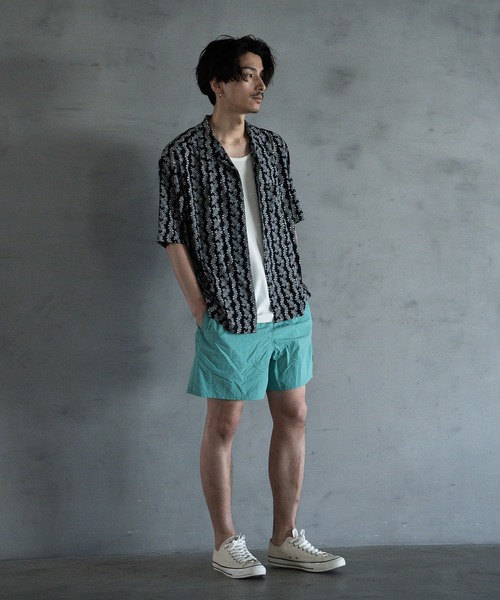 RATTLE TRAP(ラトルトラップ)の「ヴィンテージライクオープンカラーシャツ(シャツ/ブラウス・メンズ・サックスブルー/ブラック・M/L/LL)」の18枚目の写真