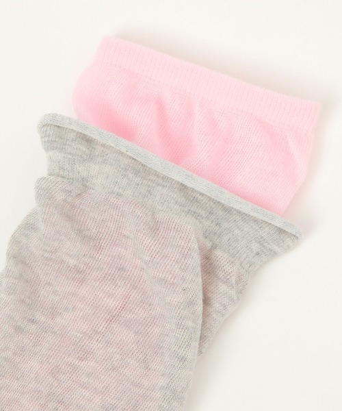 LOWRYS FARM(ローリーズファーム)の「2Pレイヤードソックス 326269(ソックス/靴下・レディース・ピンク/ブラック/ブルー・FREE)」の5枚目の写真